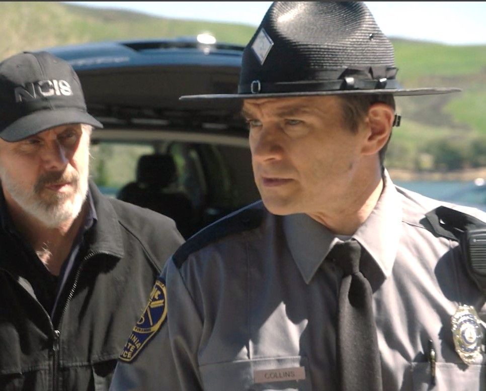 Clark Moore with Gary Cole in NCIS — The Last Dance